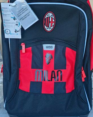 ZAINO TROLLEY SEVEN ORIGINALE AC MILAN NUOVO