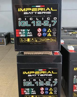 Batterie Nuove igl 12v 2,7 ah
