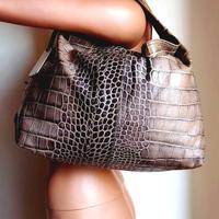 Originale FURLA, borsa tracolla vera pelle moucha
