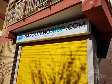 Insegna luminosa con luci a led come nuova