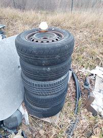 5 cerchi in ferro 15 pollici per Toyota