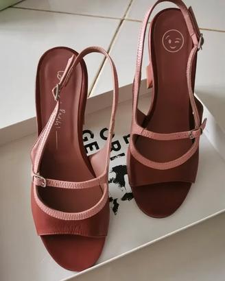 Sandali in pelle Lorena Paggi 38