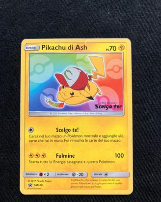 Pikachu di Ash promo sm108
