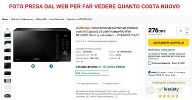Forno Microonde Combinato Ventilato con Grill