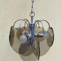 Coppia lampadari Vistosi anni 70' 4 luci