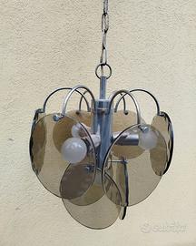 Coppia lampadari Vistosi anni 70' 4 luci