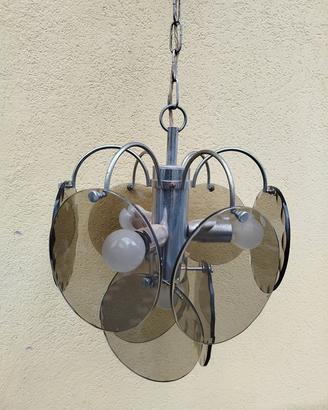Coppia lampadari Vistosi anni 70' 4 luci