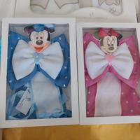 Fiocco nascita  topolino topolina