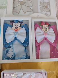 Fiocco nascita  topolino topolina