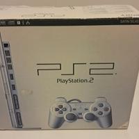 Playstation2 Slim Silver Boxata