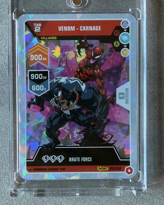Marvel Mission Arena Venom Carnage 219/192 Secret