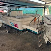 Barca Squalo junior con evinrude 115