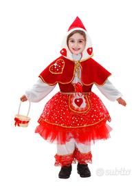 Costume di carnevale cappuccetto rosso