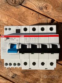 ABB salvavita + magnetotermico c10 3fasi + neutro