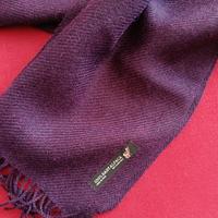 Sciarpa uomo 100% Baby Alpaca - Viola Melanz.