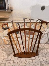 Porta bastoni di legno