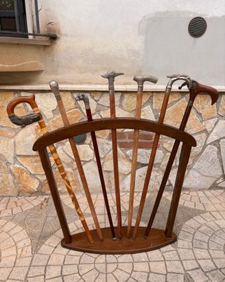 Porta bastoni di legno