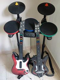 Set Chitarre Guitar Hero e Batteria (Originali)