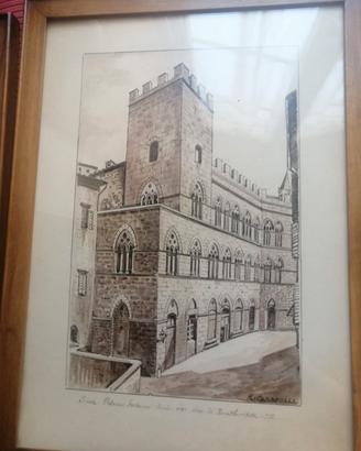n.12 quadri su Siena 