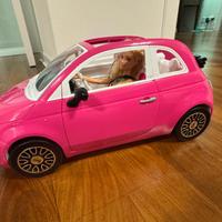 Macchina Barbie Fiat 500 rosa