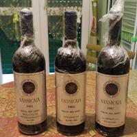 Vino sassicaia 81 84 87