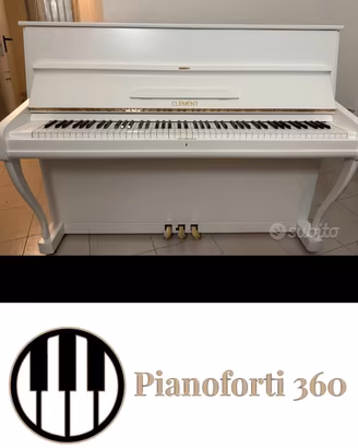 Pianoforte Clement bianco Chippendale