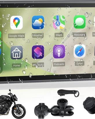 Apple CarPlay Android  per Moto 6,25" impermeabile