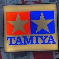 logo tamiya retro illuminato