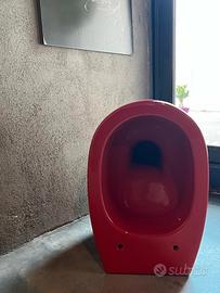 Vaso da terra rosso lucido NIC