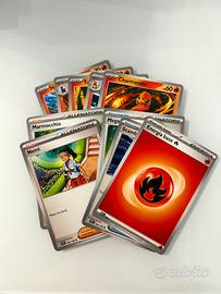 Lotto 10 carte pokemon italiane