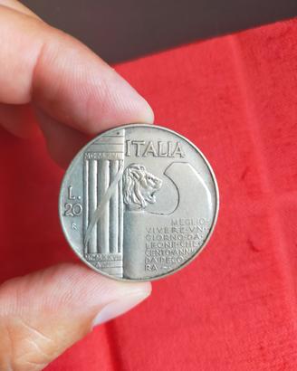 20 lire 1928 cappellone
