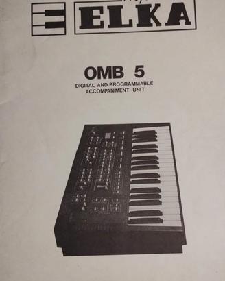 ELKA OMB5 organo manuale di servizio