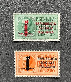 Francobolli Repubblica Sociale Italiana Espresso