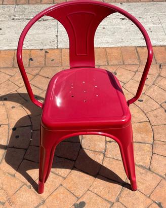 16 Sedie Tolix Rosse con Braccioli – Arredo Bar