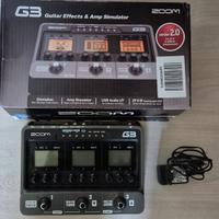 Zoom G3 pedaliera multieffetto per chitarra