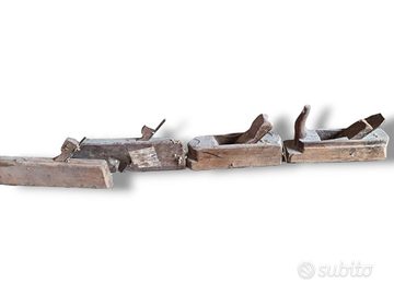 4 Pialletti vecchi in legno come da foto