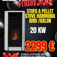 STUFA A PELLET STOVE HARMONIA IDRO / KALON