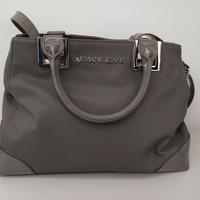 Borsa Armani jeans originale in pelle, colore grig