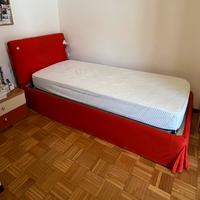 Letto singolo contenitore