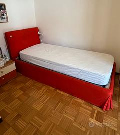 Letto singolo contenitore