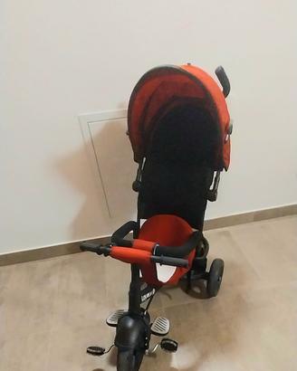 HOMCOM Triciclo per Bambini Multifunzione 