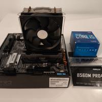 Scheda Madre + 16GB RAM + Intel i5 + Dissipatori