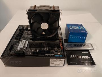 Scheda Madre + 16GB RAM + Intel i5 + Dissipatori