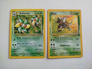 carte Pokemon holo vintage pinsir jungle bellossom