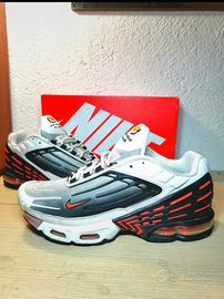 Nike Air Max Plus – Silver / Black / Red – Taglia 