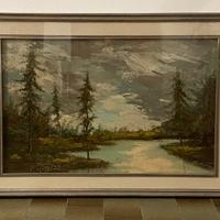 Quadro olio A. Monzani - Modena