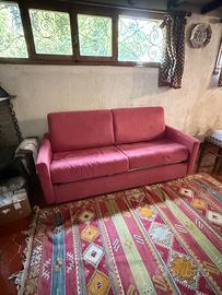 Divano letto matrimoniale a tre posti