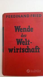 Wende der Weltwirtschaft libro del 1939