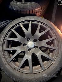 4 Cerchi ORIGINALI  Audi 17 + Gomme Continental