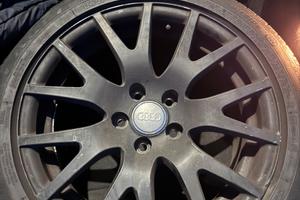 4 Cerchi ORIGINALI  Audi 17 + Gomme Continental